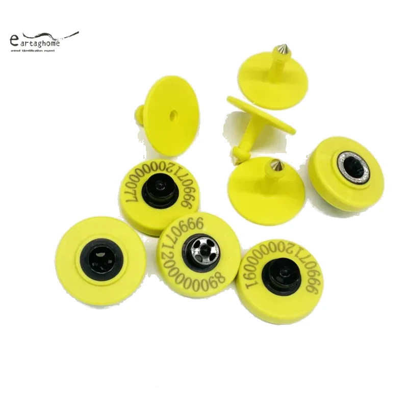 ICAR Certified Button RFID LF Ear Tags SAH1100