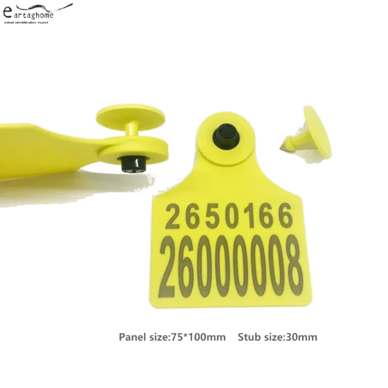 Large TPU RFID Cattle Ear Tags