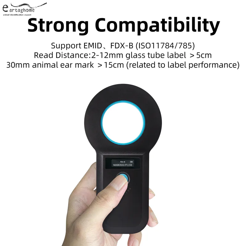Animal chip scanner SAH6100 Bluetooth reader (1)