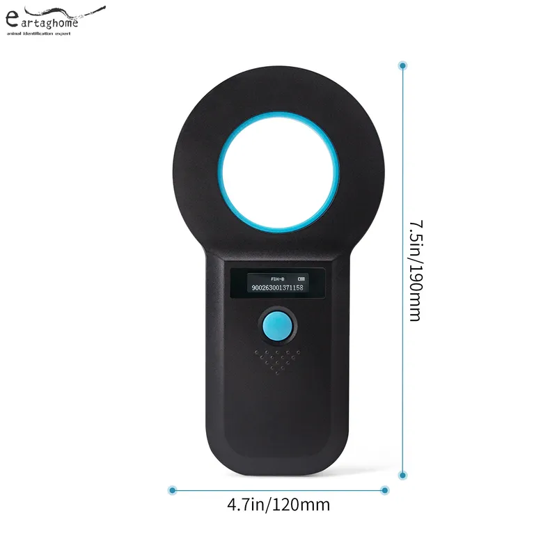 Animal chip scanner SAH6100 Bluetooth reader (8)